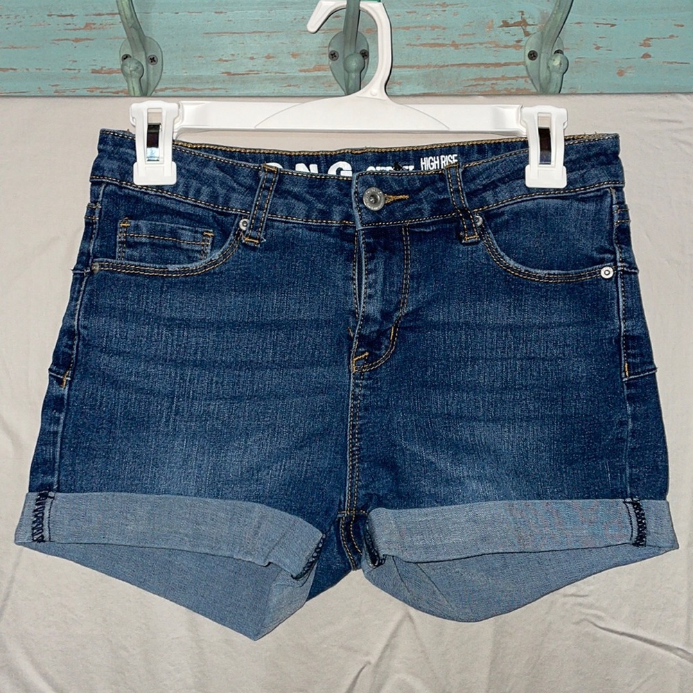 High Rise Curvy Jean Shorts